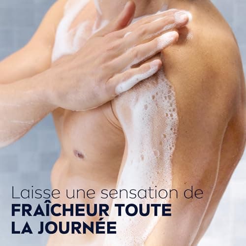NIVEA MEN Gel douche Réveil Express Power (1 x 250 ml) — Soin lavant vivifiant enrichi en Infusion d'Agrumes — Gel douche homme 3 EN 1 — Soin nettoyant Corps Visage & Cheveux Effet Frais 24H - Image 4