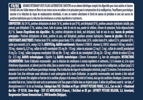Advance Veterinary Diets Gastroenteric Sensitive - Dry Food for Cats with Gastrointestinal Disorders - 1.5 kg - Image 6