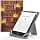 MoKo Universal Case for 6" 6.8" 7" Kindle eReaders Fire Tablet - Kindle/Kobo/Voyaga/Lenovo/Sony Kindle E-Book E-Reader Tablet, PU Case with Adjustable Stand and Hand Strap, Retro Bookcase - Image 2