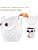 For Amazon Echo Dot 2nd/3rd/4th/Echo Dot 5/Google Home Mini Owl Holder Desktop Stand Bracket Accessories with Integrated Cable Management, No Screws Needed Speaker Rack(White) KS-082 - Image 5