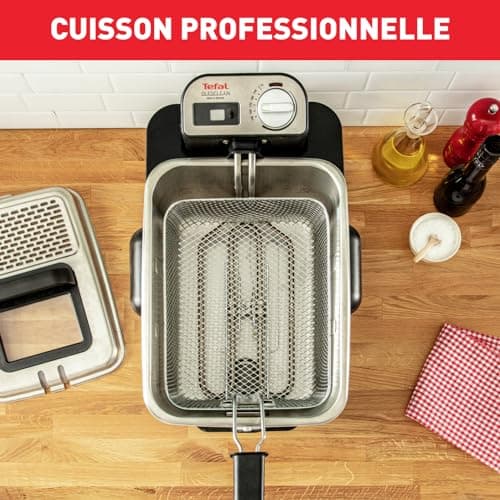 Tefal Oleo Clean Semi-Professional Deep Fryer 3.5 L, 2300 W, Up to 6 People, Automatic Oil Filtration, Digital Timer, Control Port, Thermostat, Oil Storage Box FR804015 - Image 8
