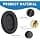 Adhiper WH-CH720N Earpads Replacement Ear Pads for Sony WH-CH710N / WH-CH720N / WH-CH700N Headphones - Soft Protein Leather & Memory Foam Earpads - Black - Image 4
