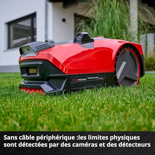 Einhell FREELEXO CAM Plus 600 Power X-Change Robot-Lawnmower (18 V, Camera Replacement for Peripheral Cable, for 600 m², Carbonless Motor, Wi-FI, Slopes Up to 25%, with 4.0 Ah Plus Battery) - Image 6