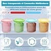 Nepfaivy Ninja Creamy Deluxe 4 Piece Container for Ninja Creamy Deluxe NC501EU NC500, Ice Cream Trays with Waterproof Lids, BPA Free, Dishwasher, Ice Machine Accessories - Image 5