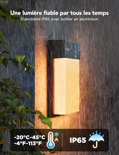Govee RGBIC Outdoor Wall Light, Smart Wall Light 1500LM with 45 Scene Modes, IP65 Waterproof, DIY Light Effects, Works with Alexa, Google Assistant and Matter, 2 Packs - Image 7