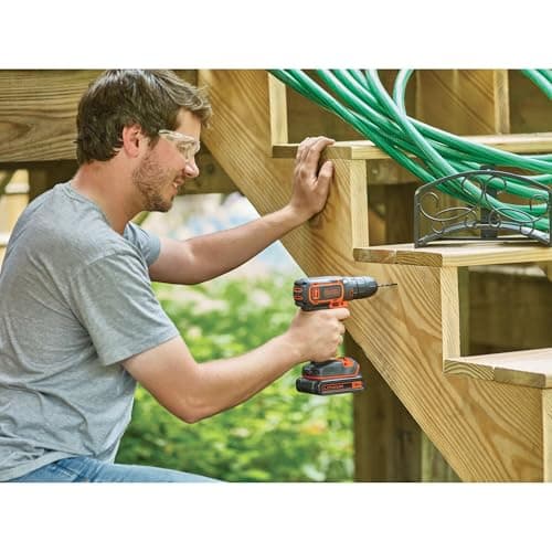 BLACK+DECKER BDCDC18-QW Perceuse-Visseuse sans fil - 650 trs/min, 18V, Sans coffret, 1 batterie - Image 4