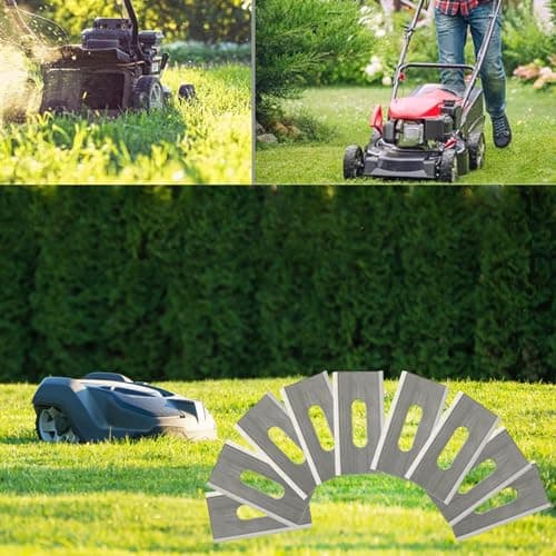 Husqvarna Turf Blades with Double Sharp Stainless Steel Blade 36.5 x 18.5 x 0.65 mm (Silver 30pcs) - Image 6