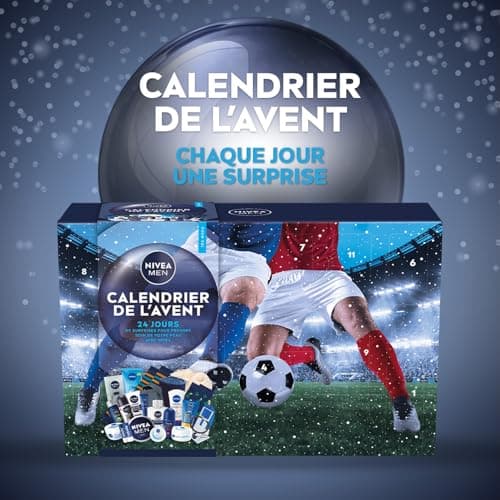 NIVEA MEN - Men's Advent Calendar 2025 Edition - Beauty Gift Set - Face, Body & Lip Care + Accessories - 24 Surprise Windows - 1pc - Image 3