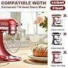 GVODE Stainless Steel Flat Beater for KitchenAid, Kitchen Aid Hook Accessory with Tilting Head, Fits 4.3 & 4.7/4.8L Bowls, Dishwasher Safe - Image 5