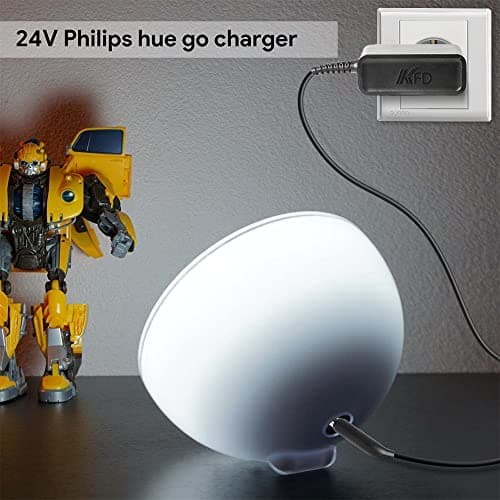 KFD 24V Power Supply Charger for Philips Hue 7146060PU 7146060PH Go LED Lamp Hue Go 800136 798835 71460/60/48 7146060C6 LED Light HF12 HF18 Portable Smart Wireless Licht European Plug - Image 5