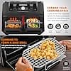 Ninja Air Fryer Grill | HONYAO 2pcs Stackable AirFryer Accessories for Ninja AF300EU AF400EU and Other Dual Fryer 7.6L -10.4L | Food Stainless Steel 304 | Air Fryer Racks - Image 6