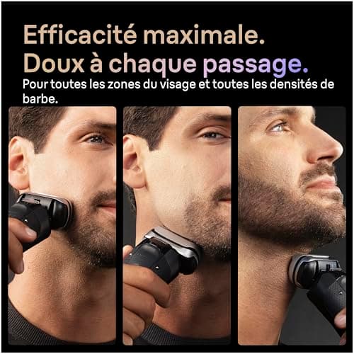 BRAUN Men's Electric Razor Series 9+ PRO 9610SI Black, Waterproof, Ultra-Fine Precision Blades and Pro Trimmer for Shaving Well Shave, Shaving Set with Travel Case - Image 5