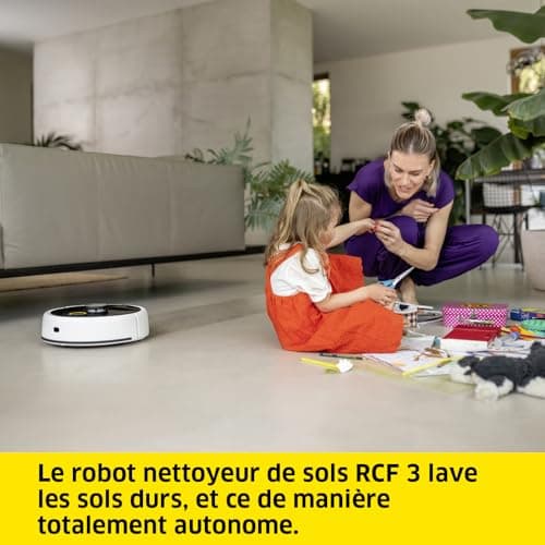 New KARCHER RCF 3 - Robot Laveur de sols connecté - Autonomie 120 Min - Rouleau de Nettoyage - Navigation LiDAR - Programmable - Image 3