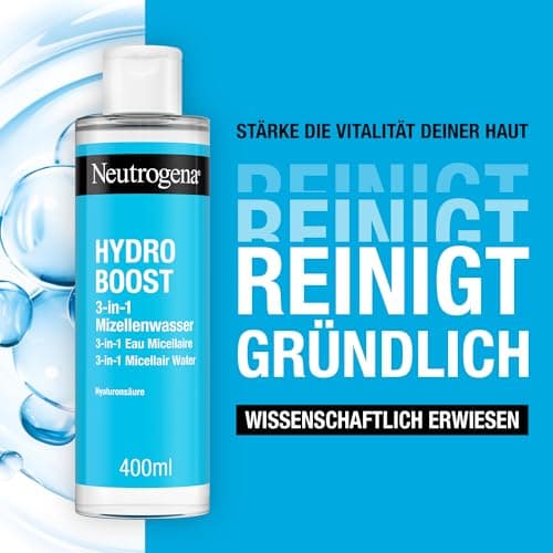 Neutrogena Hydro Boost Eau micellaire – Nettoyage efficace et doux du visage – 400 ml - Image 3