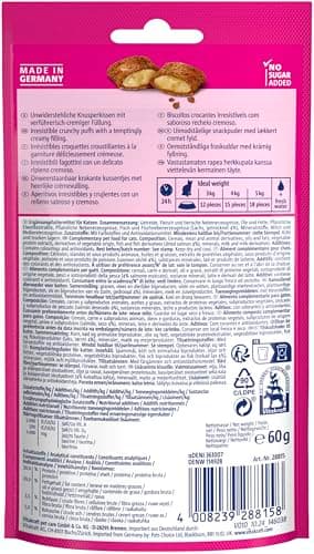 Vitakraft Crispy Crunch Classic, Cat Treats, Crispy Salmon Snack, Resealable Bag, No Added Sugar (1x 60g) - Image 6
