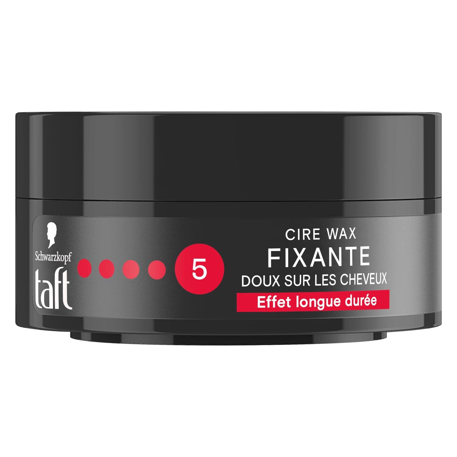 Taft - Schwarzkopf - Power Fixing Wax - Hair Wax - Very strong hold - Long lasting - 48h hold - Protects against drying out - Styling Hair - 75ml jar - Image 1