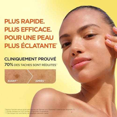 GARNIER Skin Active - Sérum Éclat - Anti-Tache Brunes - Soin Visage Enrichi En 3.5-4% Niacinamide, Vitamine C & Acide Salicylique - Vegan & Cruelty Free - 30 ml - L'emballage peut varier - Image 6