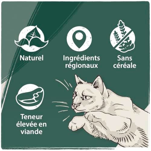 Venandi Animal - Premium croquettes pour Chats - Saumon, Paquet de 1 (1 x 6,5kg), sans céréales, Riche en Viande fraîche - Image 5