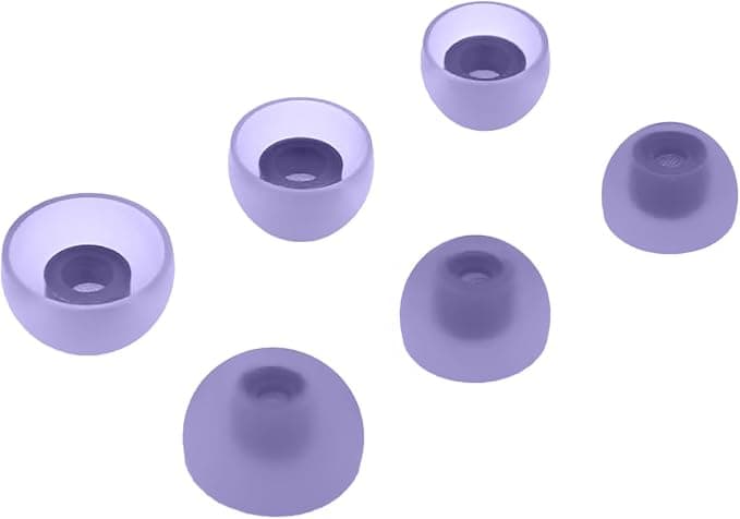 Samsung Galaxy Buds 2 Earbuds, 3 Pairs Small Medium Large Replacement Silicone Eartips for Samsung Galaxy Buds 2 - Light Purple