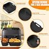 Accessoires Airfryer pour Philips Airfryer Dual Basket 3000 Series - Air Fryer Accessories Comprend un moule en silicone, une grille, des moules à pain, des pinces de cuisine, un spray d'huile, etc - Image 4