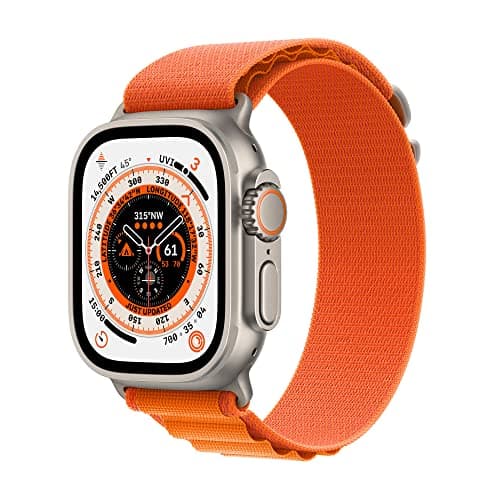 Apple Watch Ultra (GPS + Cellular, 49mm) Titanium Case with Orange Alpine Buckle - Small (Refurbished) - Image 2