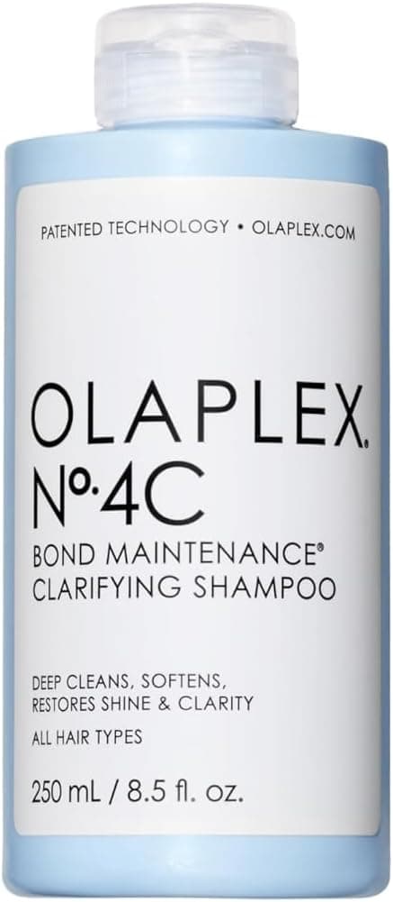 Olaplex No 4C Clarifying Shampoo, Deep Cleanses, Softens and Restore Shine and Clarity, For All Hair Types with Product Accumulation, Sulfate Free, 250 ml - Image 1