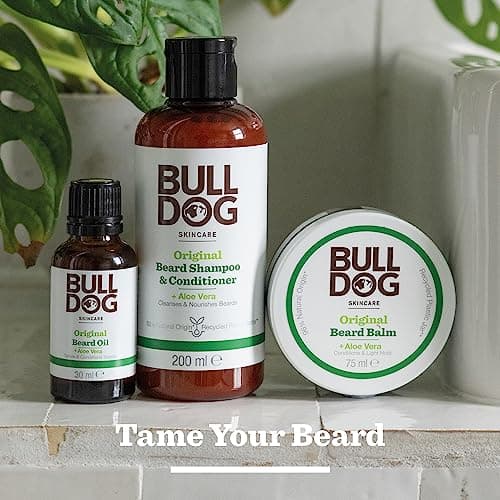 Bulldog Skincare Beard Balm with Natural Ingredients, Aloe Vera, Camelina Oil & Green Tea, 75 ml (Packaging May Vary) - Image 8