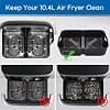 3 x Larger Silicone Mould for Air Fryer Ninja AF500EU and COSORI – Ninja Foodi Flex Accessory 10.4L/COSORI 10L – Hot Air Fryer Dish - Image 5
