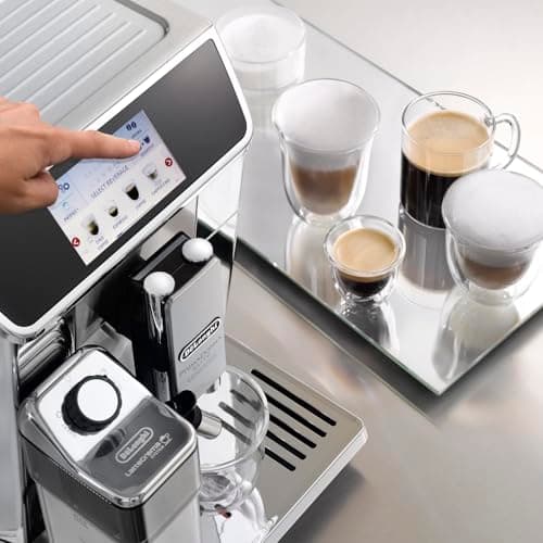 De'Longhi PrimaDonna Elite Experience ECAM650.85.MS, Automatic Coffee Machine, Steam Nozzle for Frothing Milk, Espresso and Cappuccino Machine, App Connectable, Stainless Steel, Metal - Image 7