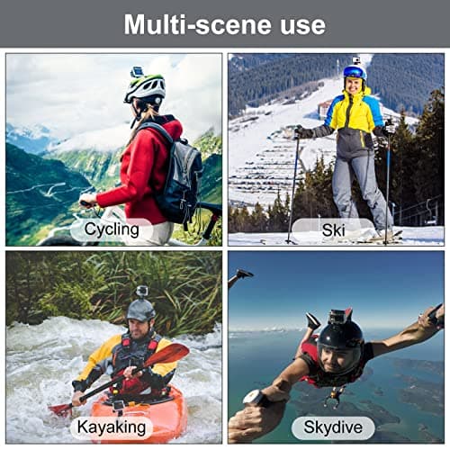 33 x Curved Flat Adhesive Fixings, 3M Double-Sided Adhesive Patches, Helmet Mounting Bracket, Suitable for GoPro Hero 45678, Session and Other Sports Cameras - Image 3