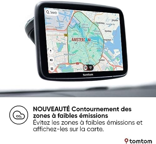 TomTom GO Superior GPS (6 Inch Screen, Traffic Info, Hazard Zone Alerts, World Maps, Quick Update Via WiFi, Fuel Price, Powered Magnetic Mount) - New Software - Image 4