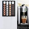 Nespresso Coffee Capsule Holder Compatible with 20 Capsules Capsule Holder Storage Capsule Nespresso Original Capsules Black - Image 2