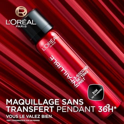 L'Oreal Paris - Waterproof - Transfer Free - Lightweight Formula - Non-Sticky - Water and Sweat Resistant - Lasts Up to 36 Hours - Infallible - 75 ml - Image 4