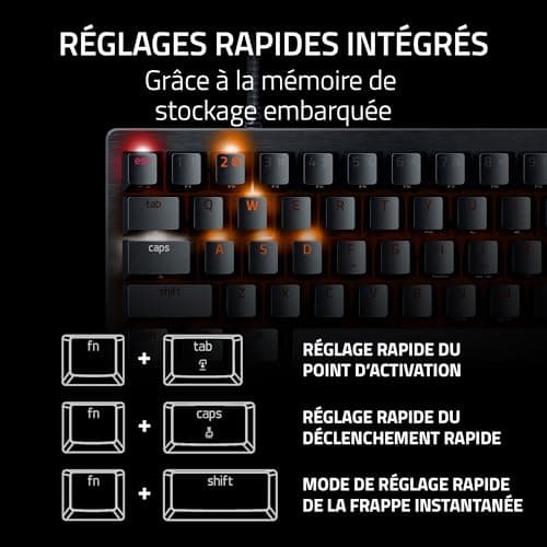 Razer Huntsman V3 Pro Mini - 60% Analog Optical Esports Keyboard - FRENCH Layout - Image 7