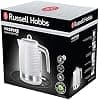 Russell Hobbs 24360-70 Inspire Electric Kettle [Design & Performance] White (1.7L, 2400W, Fast Boiling, Perfect Flow, Visible Water Level, Anti-Limescale Filter & Removable Cover) - Image 4