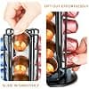 Capsule Holder Storage Compatible with Nespresso Original 40 Capsules, 360° Rotatable Non-Slip Base Coffee Capsule Holder for Kitchen/Office/Gift (Black) - Image 5