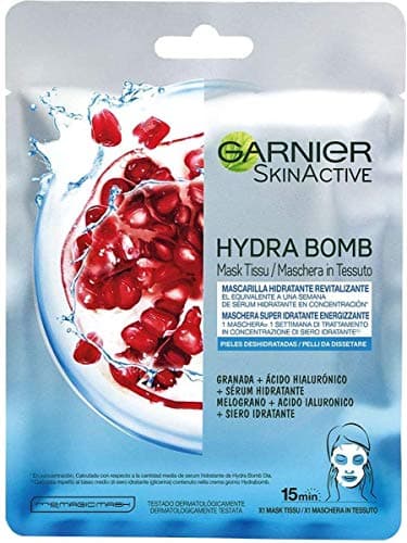 Garnier HydraBomb Skin Care Fabric Mask with Different Effect Pack of 5 - Image 3