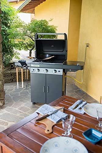 Campingaz 3 Series LS Plus Dual Gas Barbecue Gas, BBQ with 2 Grills, 3 Stainless Steel Burners and 1 Side - Image 4