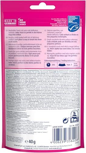 VITAKRAFT - Triggles, Cat Treat, With Black Place, Small Gourmet Bites, No Sugar Added (1 X 40G) - Image 5