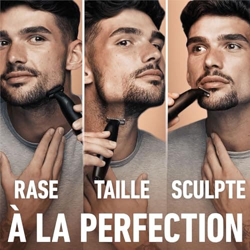 Gillette King C Electric Beard Trimmer for Men, Wireless, Waterproof, Replaceable Metal Blade, Men's Beard Set with 4 Interchangeable Combs for Trimming and Shaving, CenterCut Technology - Image 5