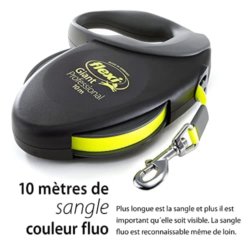 flexi Giant Professional Dog Strap Black/Neon 10 m Size L - Image 5