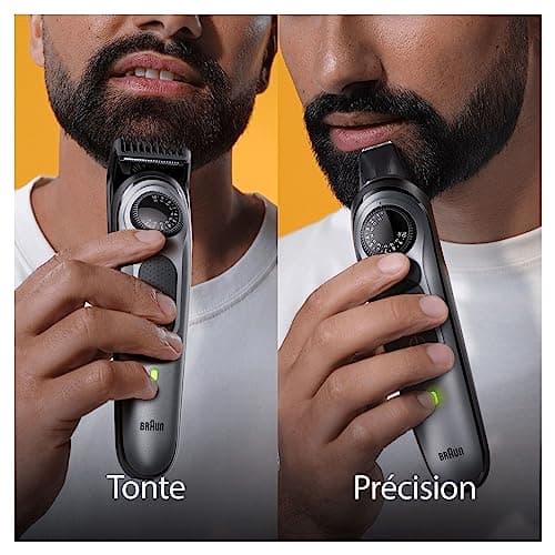 Braun Tondeuse À Barbe Series 5 BT5440 Pour Hommes, Lame Ultra Affutée Pour Bien Tailler La Barbe, 40 Réglages De Longueurs Et Outils De Stylisation, 1 Mini-Rasoir, 1 Sabot De Précision, Rechargeable - Image 5