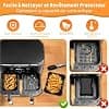 Ninja Air Fryer Silicone Mould - Air Fryer Accessories for Ninja Foodi Max Dual Zone AF400EUCP DZ400EUSTGD SL400EU, Philips 4000 Series NA460 Accessories for Ninja Fryers 8.5L-9.5L with Grill - Image 5