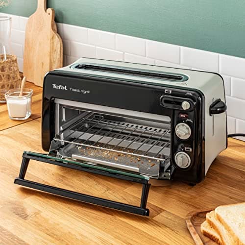 Tefal 2-in-1 Toaster & Mini Oven, Stainless Steel, Long Toaster Slot with Lid, 6 Levels of Browning, Grill Temperature up to 210°C, Toast N Grill TL600810 - Image 7