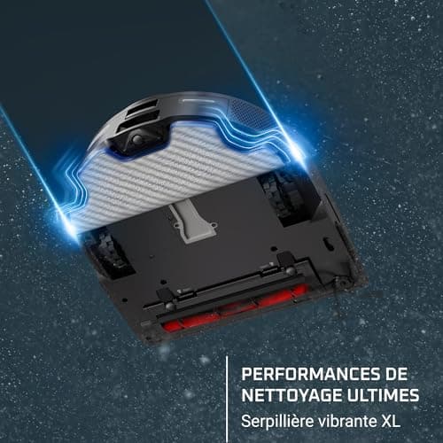 Rowenta RR9695 X-Plorer Series 240+ AI Robot Vacuum Cleaner, Animal and Allergy Model, Extra Large Animal Electric Brush, Vibrating Mop, Right Angle Design for Easy Access in All - Image 3