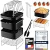UNBOX Air Fryer Accessories Compatible with Philips 2000 Series 6.2L (NA230), Cecotec 5.5L, Moulinex 6.5L, Ninja 4.7L, COSORI 5.5L - With Reusable Silicone Airfryer Mould, Pizza Tray - Image 2