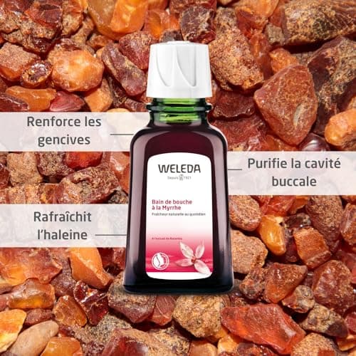 WELEDA - Bain de Bouche à la Myrrhe - Purifie et rafraîchit la cavité buccale - Tonifie et renforce les gencives - NATRUE* - 50 ml - Image 4