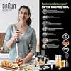 Braun Household Multi Quick 7 Minipimer Braun Modelo MQ7075X, Plastic, 1.5 L, Black - Image 3