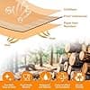 160pcs Air Fryer Ninja Baking Paper 10.4L, Baking Paper for Ninja Foodi Flex Air Fryer AF500EU, Disposable Paper Liner Air Fryer Accessories for Ninja AF500EU (160pcs) - Image 7