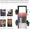 PS5 PS4 Xbox Nintendo Switch Video Game Storage Tower Storage Box for 24 Games - Image 3